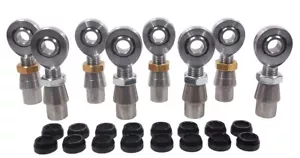 CHROMOLY 4 LINK KIT 5/8 X 3/4-16 HEIM JOINT 5/8 ALUMINUM CONE SPACER BUNG .120 - Picture 1 of 8
