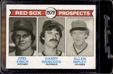 1979 Topps #702 Red Sox Prospects Finch Hancock Ripley - Nice Card