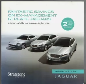 Stratstone Jaguar Approved Used Cars Stock List 2012 UK Market Mailer Brochure - Picture 1 of 2