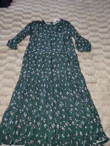 H&M, długa sukienka, podszewka, rozmiar 164, używana