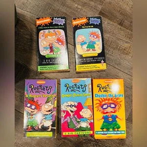 Rugrats VHS Lot – 5 Vintage Nickelodeon Tapes (1990s) - Picture 1 of 11