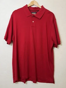 Camisa Polo Roundtree & Yorke Para Hombre L Roja Algodón Supima Lustre Suave Colección - Imagen 1 de 11