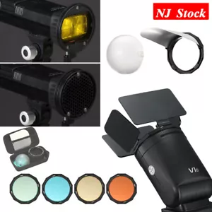 Magnetic Round Head Flash Accessory Kit For Godox V1 AD100pro PK Godox AK-R1 - Picture 1 of 13