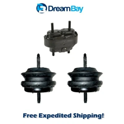 1997-2004 for Chevrolet Corvette 5.7L Front Engine Motor & Trans Mount Set 3PCS - Image 1 of 4