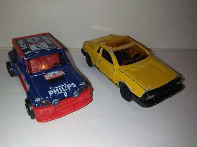 Majorette - Lotto 2 Modellini Vintage - Renault 5 Maxi Turbo/ Lancia Montecarlo - Immagine 1 di 4