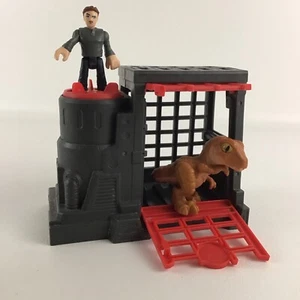 Fisher Price Imaginext Jurassic World Dinosaurio Jaula Juego Owen Figura Juguete - Imagen 1 de 11