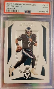 2020 Panini Chronicles - Vertex #V-15 JALEN HURTS (RC) Rookie PSA 9 SUPER BOWL! - Picture 1 of 4