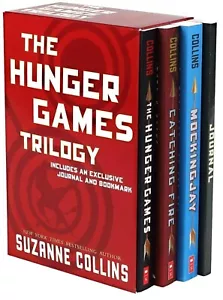 NEW The Hunger Games Trilogy 3 Book Set + Journal + Bookmark Collection Library! - Picture 1 of 2