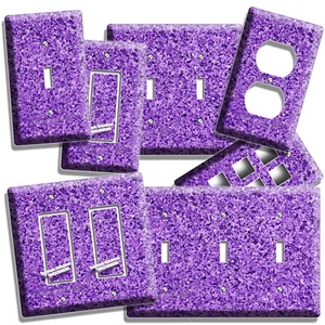 LILA GRANIT OPTIK LICHTSCHALTER STECKDOSE WANDPLATTEN ZIMMER KÜCHE BAD DEKO - Bild 1 von 34