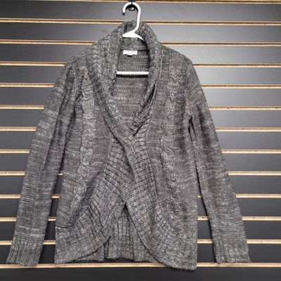 Cárdigan de Maternidad Liz Lange TALLA M Negro Gris Carrera Informal Botones Mujer Tejido Foto 1 de 4