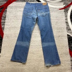 Vintage Levis 517 0917 Jeans 34 blau Whisker Bell Bottom Tab Talon USA 34x36 70er 80er - Bild 1 von 16