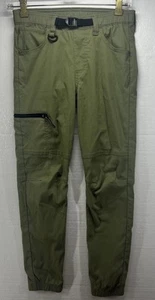 Wrangler Outdoor Fit Boys Sixe L Flex Upf 50 Wicking Jogger Pants Green 26” Ins - Picture 1 of 6