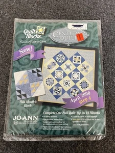 April 2000 JoAnn Fabrics Century Quilt Block Of The Month Sealed With Fabric - Picture 1 of 5