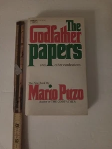 Vintage 1973 The Godfather Papers By Mario Puzo Paperback - Picture 1 of 3