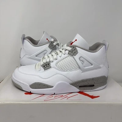 Air Jordan 4 Retro Blanco Medio Oreo (CT8527-100) Talla 9.5 Nuevo Foto 1 de 4