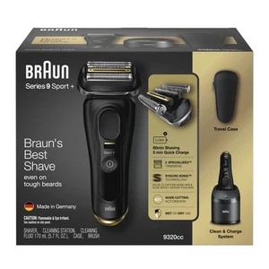 BRAUN Series 9 Sport + 9320CC Wet & Dry Clean & Charge System Special Edition - Picture 1 of 5