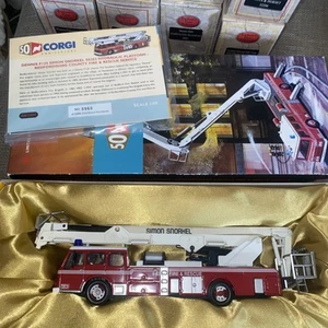 Corgi Dennis F125 Simon Snorkel Fire Platform - 1/50 Scale Bedfordshire Mint - Picture 1 of 5