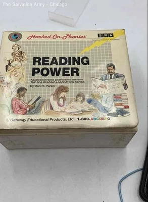 Cintas de casete de sistema de aprendizaje fonético con alimentación de lectura vintage Foto 1 de 4