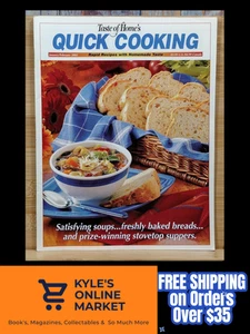 Taste Of Home Quick Cooking JAN/FEB 2002 Satisfying Soups. Freshly Baked Breads - Picture 1 of 18