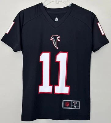 Camiseta de fútbol americano Atlanta Falcons Julio Jones #11 para niño talla pequeña (8) camiseta para niños Foto 1 de 4