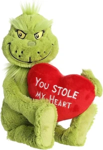 Aurora - Large Green Dr. Seuss - 15" Stole My Heart Grinch - Picture 1 of 4