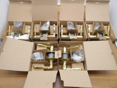 Lot Of 6 Schlage Passage Latch F10 LAT 619 Handle Hall/Closet-READ!!!!! - Image 1 of 4