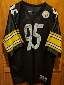 VINTAGE 90s Logo Athletic Pittsburgh Steelers Greg Lloyd #95 NFL Jersey Sz XL - Bild 1 von 13