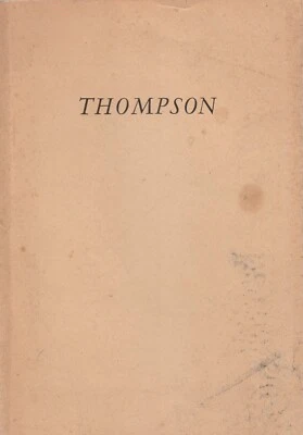 BOOKS AND MANUSCRIPTS OF FRANCIS THOMPSON BY REV. TERENCE CONNOLLY, INSCRIBED - Image 1 of 3