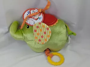 Prestige Baby grüner Elefant musikalische Krippe Plüsch funktioniert Stofftier Spielzeug - Bild 1 von 6
