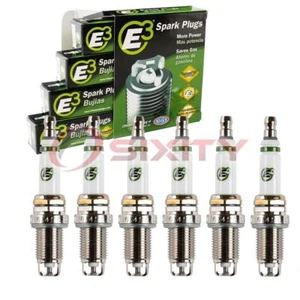 6 pc E3 Spark Plugs for 1999-2010 Honda Odyssey 3.5L V6 Ignition Wire ma - Picture 1 of 5