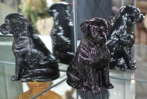 RARO! BOLSO DE HOMBRO CLUTCH TIMMY WOODS NEGRO LAB RETRIEVER EXPOSICIÓN CANINAUDIERE - Imagen 1 de 11