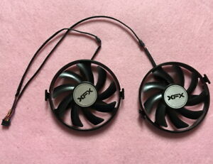 Pair Fans Cooler Fan For XFX R9 370 380 370X 380X R7 370 360 FDC10U12S9-C 92mm
