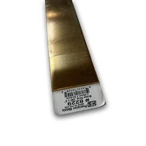 Tira de latón K&S Metals 8229: 0,093 grueso x 2 ancho x 12 largo (1 pieza) - Imagen 1 de 2