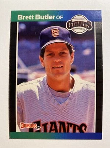 1989 Donruss San Francisco Giants Brett Butler #217 - Picture 1 of 2