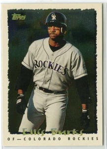1995 Topps Cyberstats Insert #235 Ellis Burks Colorado Rockies - Picture 1 of 2