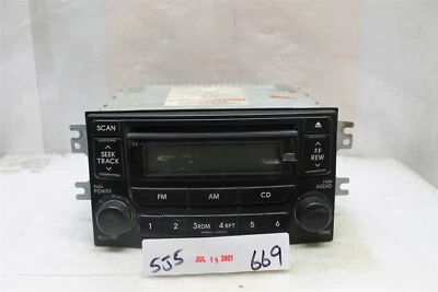 2004-2006 起亚 Spectra 调幅调频收音机 立体声 CD 播放器 961502F100 模块 669 5J5 — 第 1/4 张图片