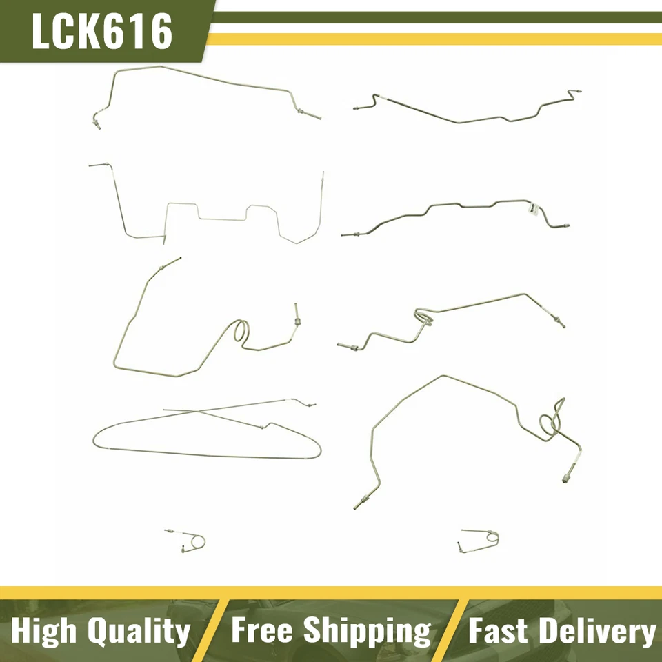 Dorman 919-225 不锈钢刹车线套件 适合 95-98 雪佛兰 GMC 卡车皮卡 — 第 1/4 张图片