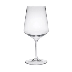 Set of Four Clear Tritan Plastic Stemmed All Purpose Wine Glasses - Picture 1 of 9