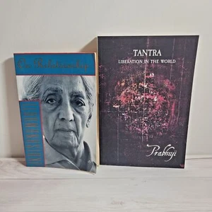 Spirituality Books Lot of 2 Prabhuji Krishnamurti Tantra On Relationship - Picture 1 of 6