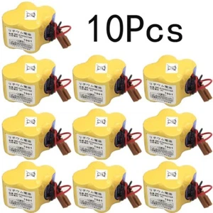 10PCS BR-2/3AGCT4A 6V PLC Battery For FANUC A98L-0031-0025 CNC System with Plug - Picture 1 of 7
