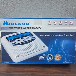 Midland Weather Alert Radio WR120B NOAA Emergency Tornado Flood Hurricane AM/FM - Picture 1 of 10