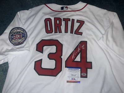 David Ortiz Signed Boston Red Sox Jersey All Star Hall Of Fame 2022 PSA/DNA - Image 1 of 4