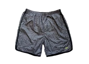 Speedo Swim Trunks Board Shorts Mens Built-In-Brief 1 ZIP POCKET(SPEEDO BLACK,M) - Picture 1 of 5