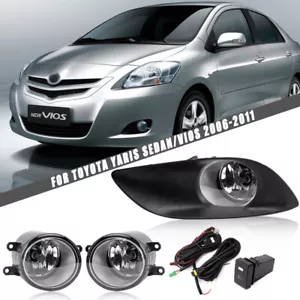 Fog Lights Lamp Wiring Switch Bezel For TOYOTA YARIS SEDAN/VIOS 2006-2011 - Picture 1 of 8