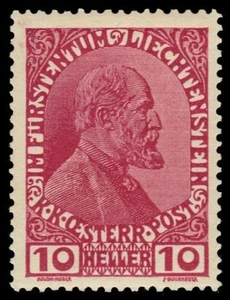 LIECHTENSTEIN 6 (Mi6) - Prince Johann II (pa3322) NH - Picture 1 of 1