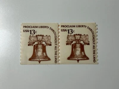 US Stamps SC# 1618 Liberty Bell 13c coil LP MNH 1975-79 - Image 1 of 2