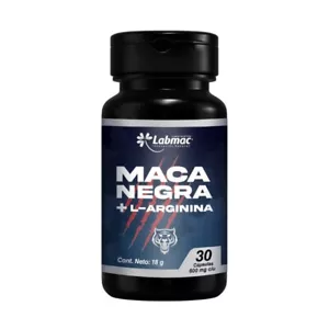 Maca Negra + L-arginina Natural Testosterone Booster 30ct - Picture 1 of 3