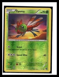 Pokémon TCG Yanma Steam Siege 6/114 Reverse Holo Common lp - Bild 1 von 2