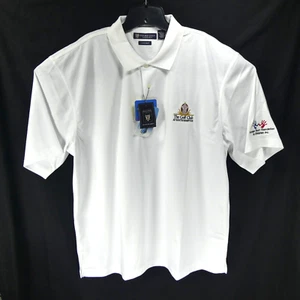 New Oxford Cool Max Mens White XL Golf Polo Shirt The Golf Club at South Hampton - Picture 1 of 7