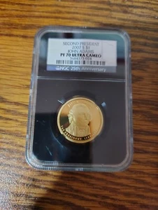 2007 $1 John Adams PF 70 ULTRA CAMEO - Picture 1 of 2